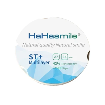 

95mm Zirconium Blocks A2 Color Gradient Dental Zirconium Block For Open CAD/CAM Machine ST+Multilayer Zirconia Blocks