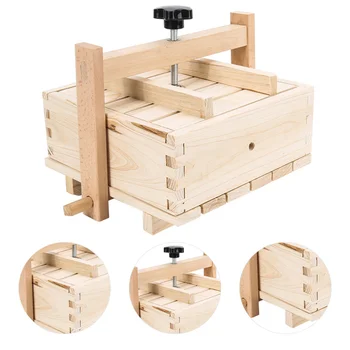 

Practical Wooden Tofu Mould Kitchen Homemade Soy Curd Making Tools