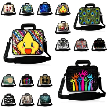 

Laptop Messenger Handle Briefcase Neoprene 10 12 13 14 15 17 15.6 13.3 inch Notebook Chromebook pc Shoulder Strap Carry Bag Case