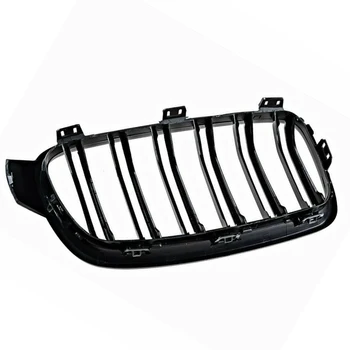 

For BMW F30 F31 3 Series Car Front Grille Dual Line Left Black ABS Exterior