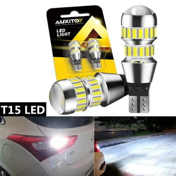 

2PCS Super Bright 2000Lm New T15 921 W16W WY16W LED Light Car Backup Reverse Lamp For Hyundai I30 I40 Solaris Elantra Tucson