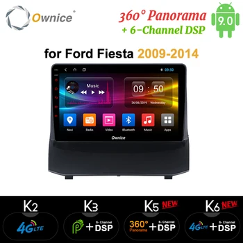 

Ownice Android 9.0 Car Radio Stereo carplay Octa Core Car DVD GPS player 360 Panorama DSP SPDIF 4G for Ford Fiesta 2009 - 2015