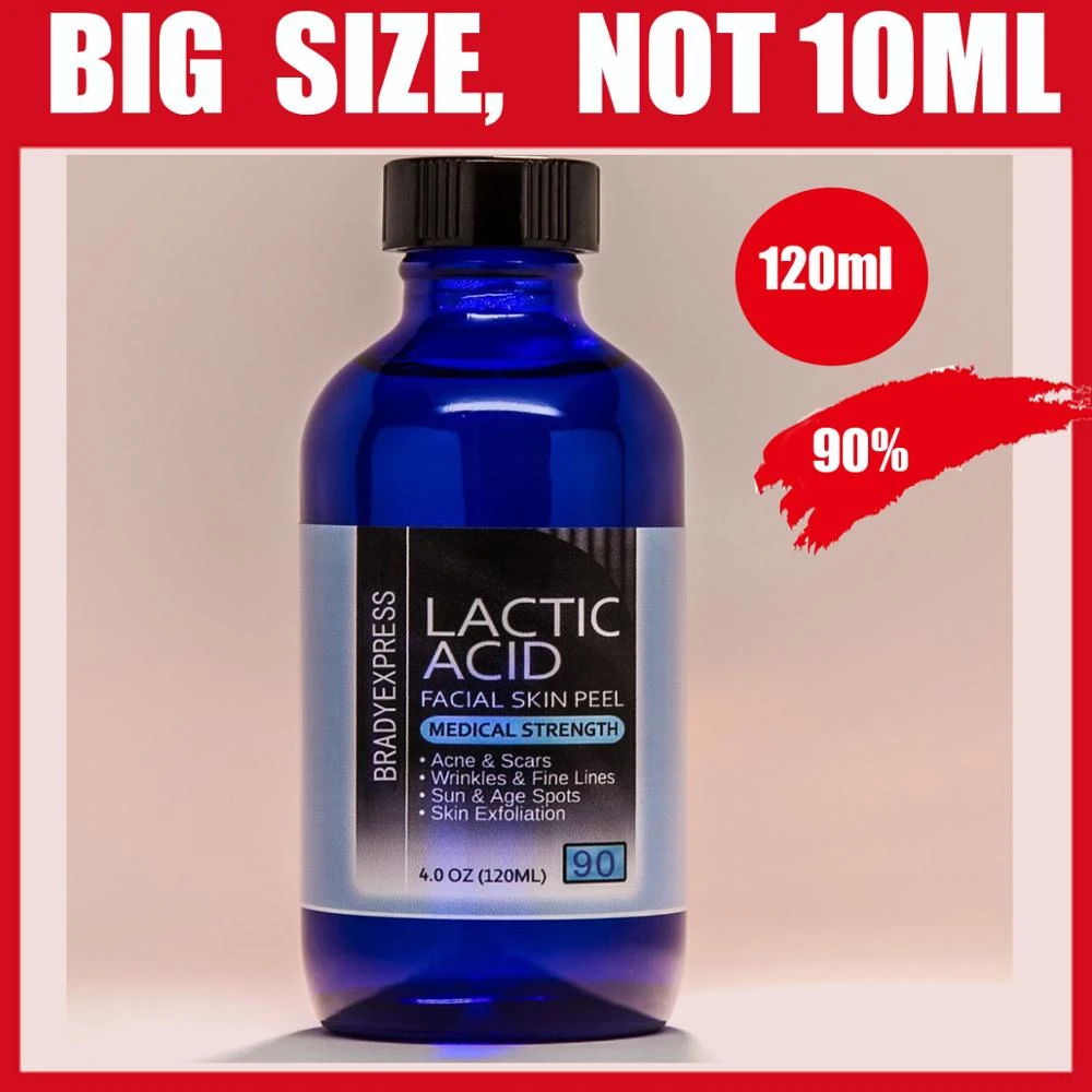 Mới 4 Oz Axit Lactic Da Vỏ 90 Cho Mụn Sẹo Nếp Nhăn Nam độ Tuổi Cac điểm Miễn Phi Vận Chuyển Skin Free Skin Acneskin Melasma Aliexpress