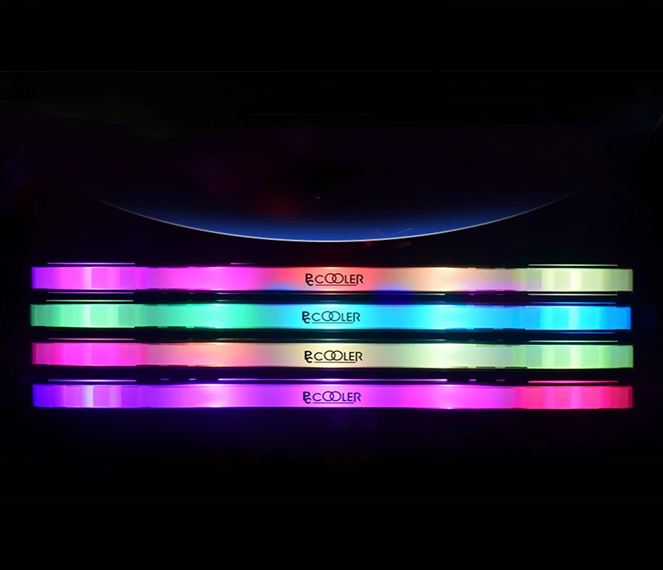 Pccooler 8GB 16GB RGB PC оперативная память модуль DDR4 8G 16GB 16GB 2666MHz ECC PC4 21300 для настольного компьютера