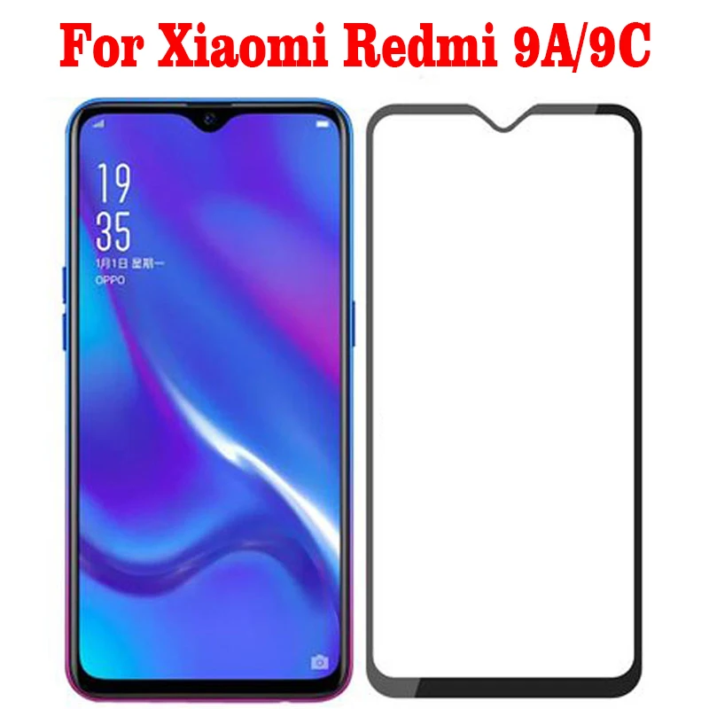 2 шт 3D полное закаленное стекло для Xiaomi Redmi 9A покрытие высокое качество Взрывозащищенная пленка протектор