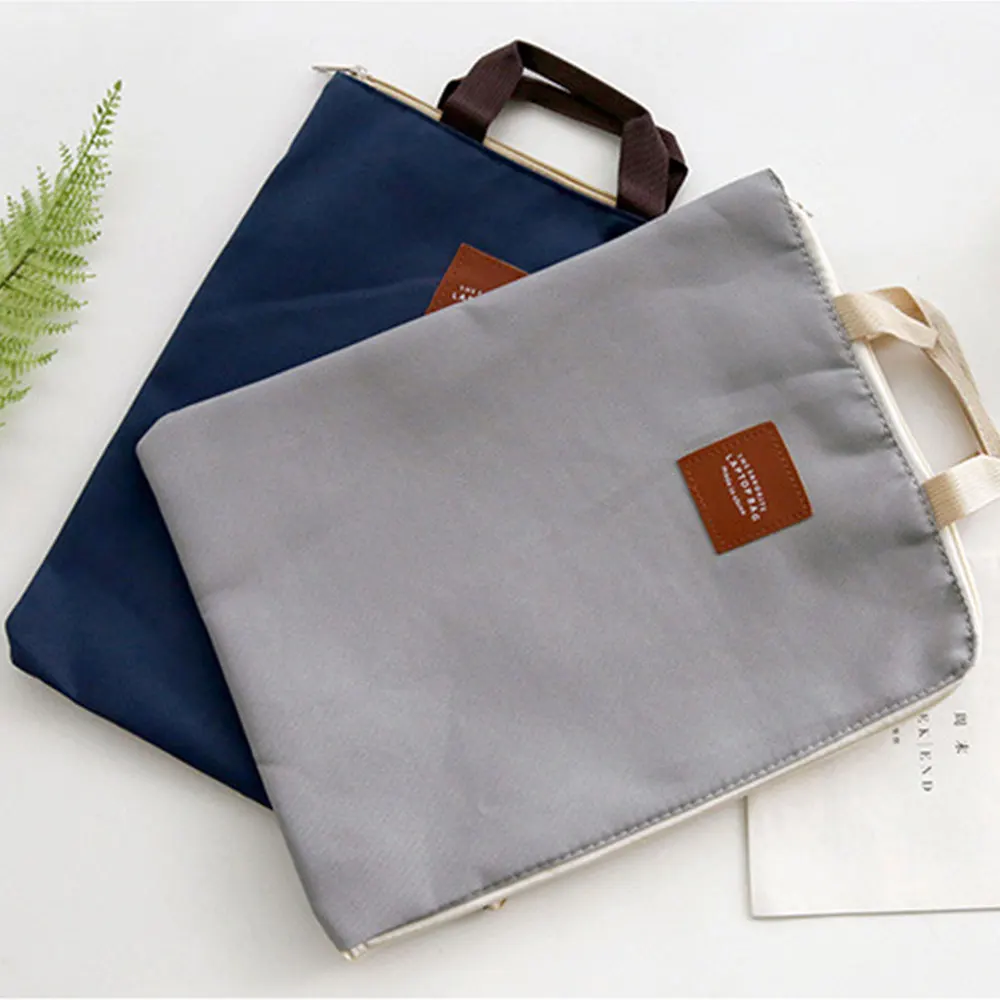 Bags Briefcase Zipper Muiti-Function Bag Oxford Canvas Handheld Holder Bag