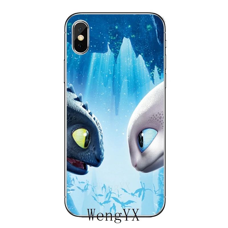 Как приручить дракона 3 Беззубик свет яура для iPhone 11 pro XR X XS Max 8 7 6s plus SE 5s 5c iPod Touch 5 6 Чехол - Цвет: Light-Fury-A-11