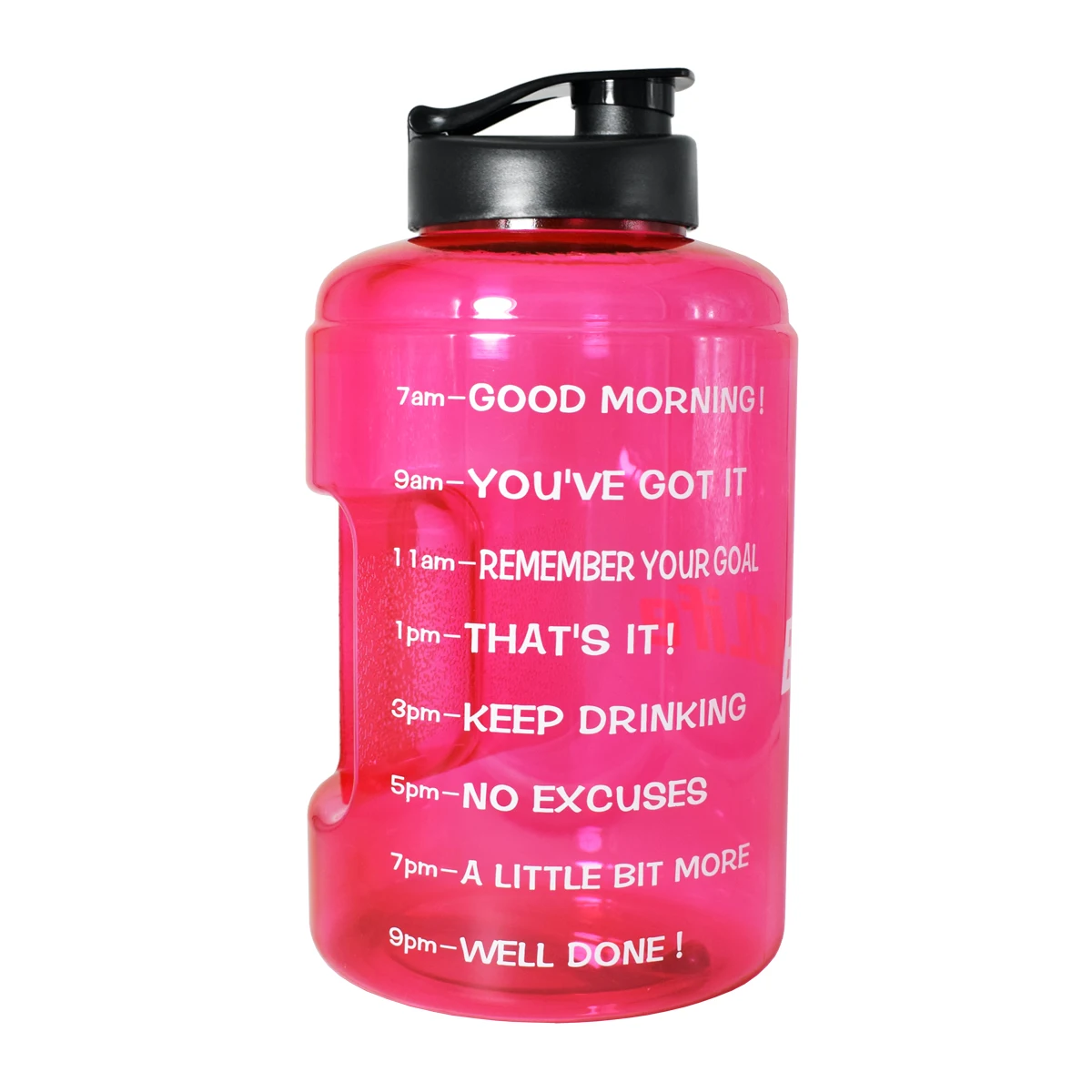 QuiFit Plastic Wide Mouth Big Drinking Water Bottles 2.5L 3.78L Gallon Jug BPA Free Sport Fitness Tourism GYM Travel Unique Item | Дом и сад