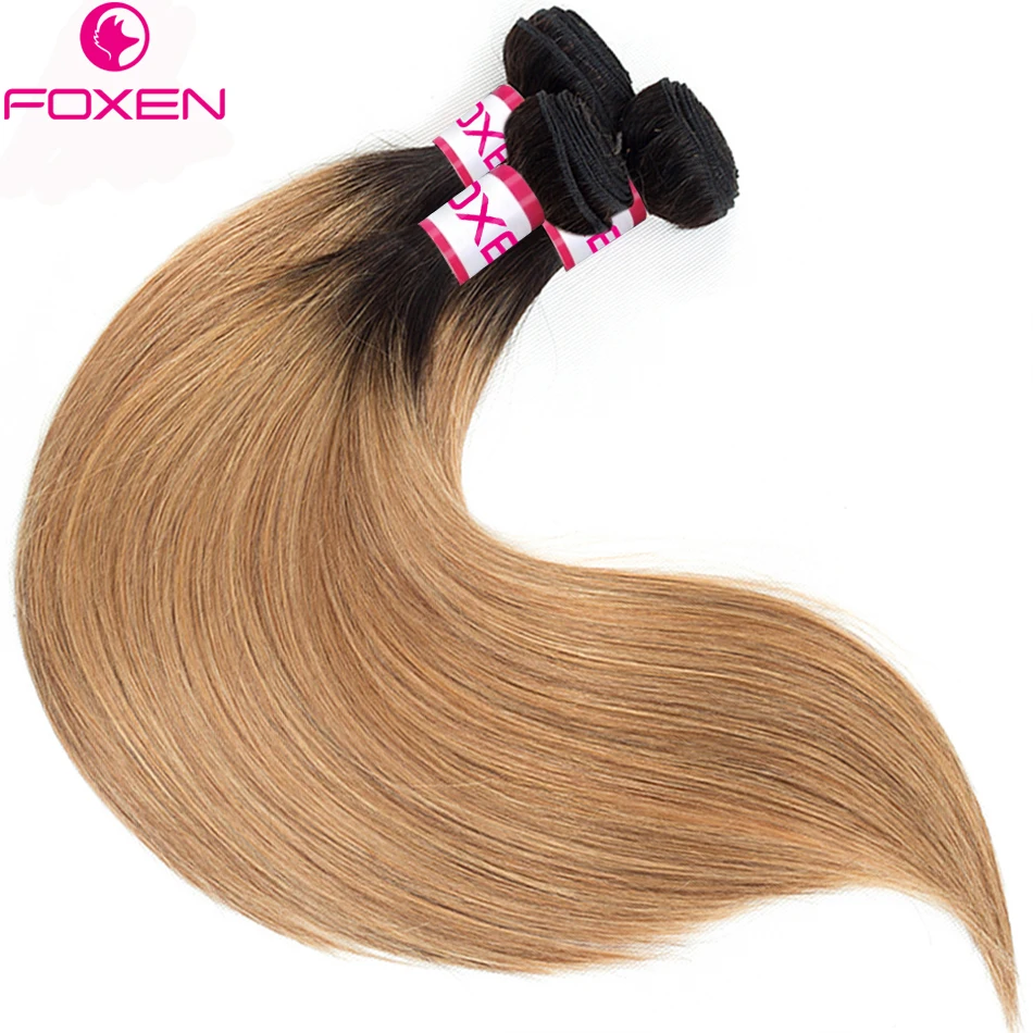 Foxen-Ombre-1B-27-Bundles-With-Closure-Colored-Blonde-3-Bundles-With-Closure-Peruvian-Straight-Human (2)