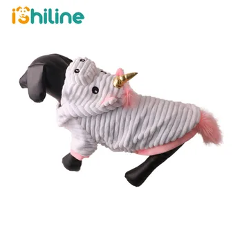 

Pet Teddy Dog Clothes Halloween Funny Cute Unicorn Pet Dog Transformation Dress Dog jumpsuit