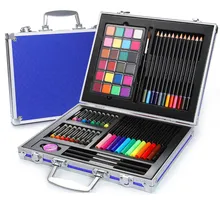 68 шт. набор краски ing водная цветная краска пастельный цвет карандаш уголь профессиональные дети Kawaii карандаш для рисования ластик художественные принадлежности