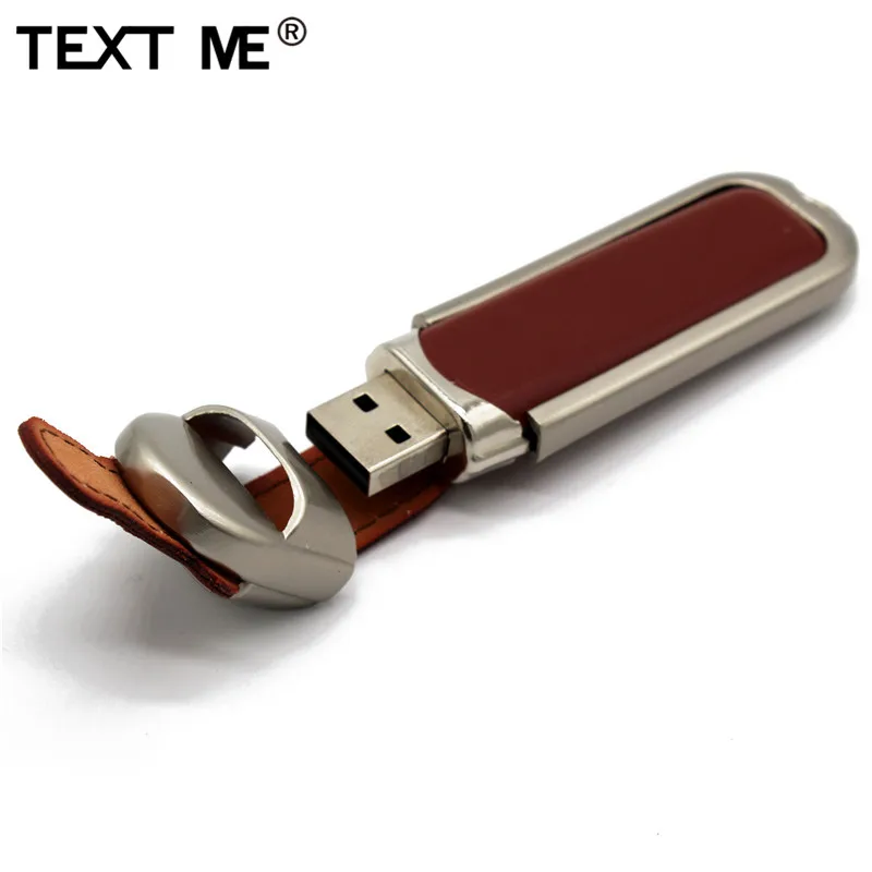 TEXT ME, 64 ГБ, реальная емкость, кожаная модель, usb флеш-накопитель, usb 2,0, 4 ГБ, 8 ГБ, 16 ГБ, 32 ГБ, флеш-накопитель, подарок