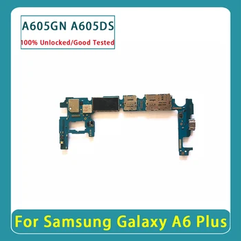 

Original Good Tested Main Board Logic Board For Samsung Galaxy A6 Plus A605GN A605DS Logic Board Motherboard With Full Chips