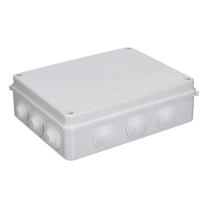 Eleg-отверстия Водонепроницаемый IP65 12 Белый ABS корпус распределительная коробка 255x200x80 мм