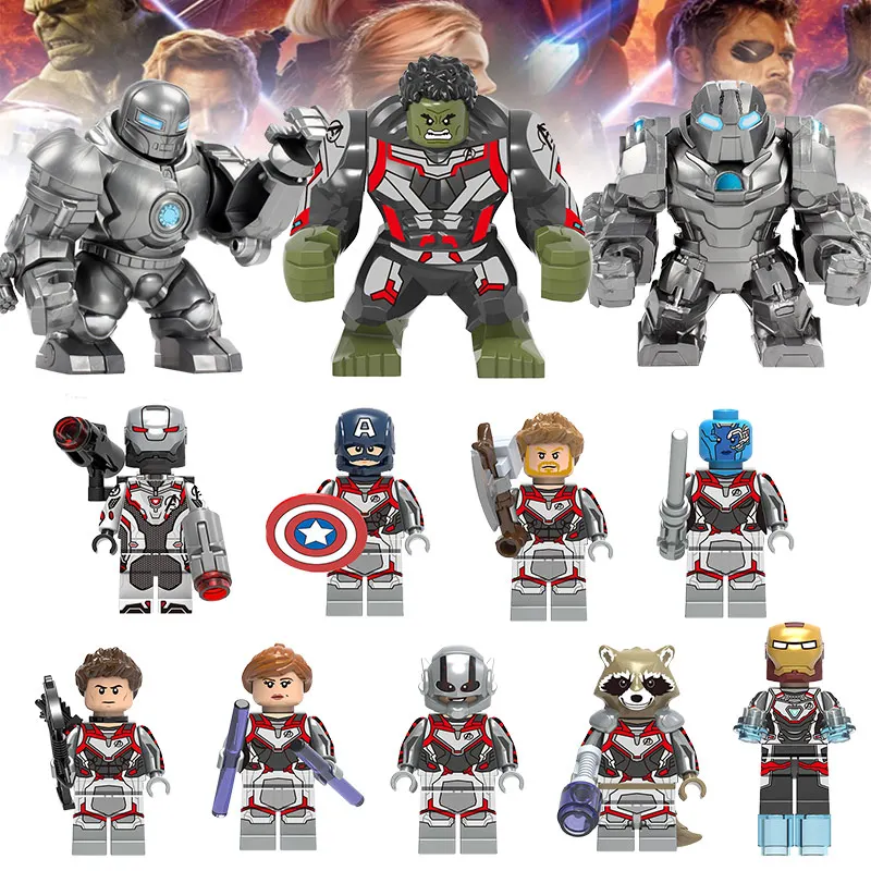 Bausteine Avengers Super Hero Figuren Kinder Defensive Spielzeug Modell 17PCS 