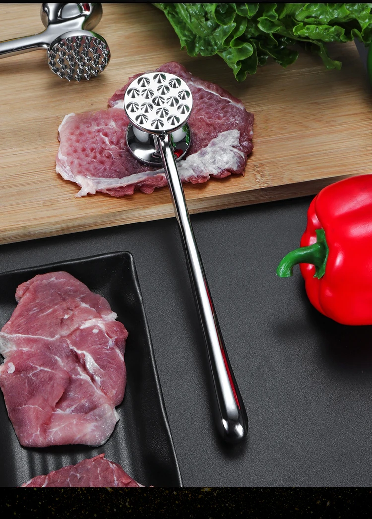 Kitchen tools meat hammer tenderizer steak, pork, chicken tenderizer kitchen accessories stainless steel meat hammer tenderizer
