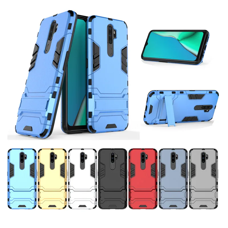 

Matte Phone Cases For OPPO A9 A5 2020 A11 A11X Coques Fundas Anti-knock Hard Kickstand Shell For OPPO F9 F7 F5 A9 AX7 Cover Case