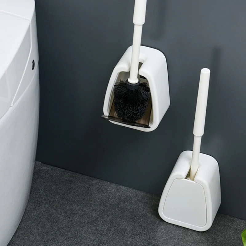 Long Handle Cleaning Brush Household Cleaning Brush Free Punching Cleaning Brush Soft Hair Toilet Brush