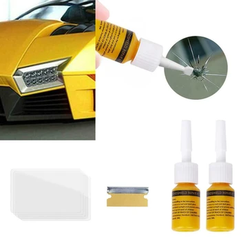 

Glass Repair Fluid Kit Curing Strip Set Replacement Accessories Window