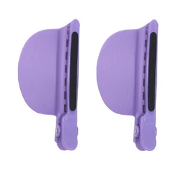 Enhanced Hair Sectioning Clips in Blue for Easy and Fast Styling (Purple 2 pcs)