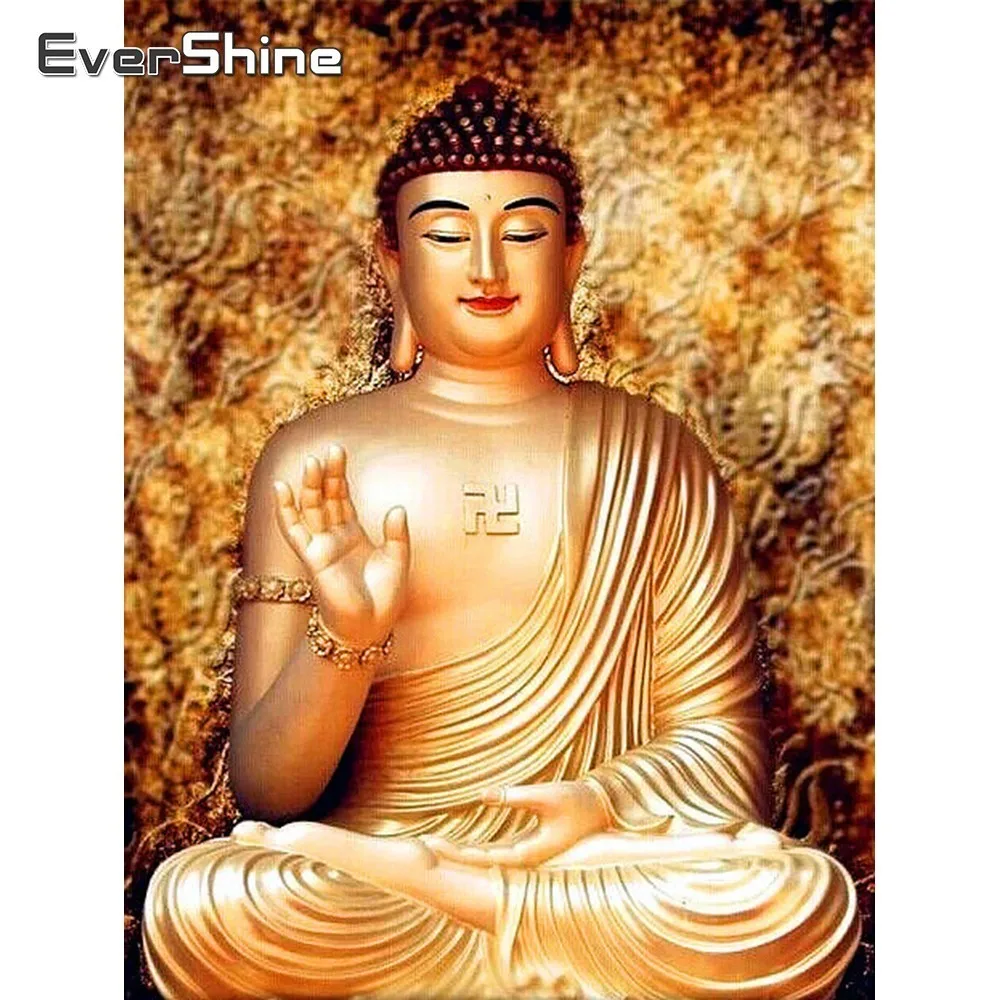 Evershine 5D алмазная вышивка распродажа Будда сделай сам картина полностью