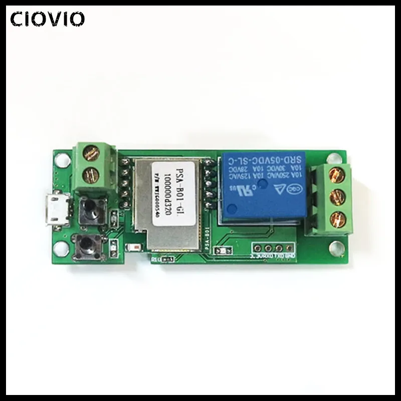 CIOVIO 1 шт. wifi переключатель DC 5 в 12 В 24 в 32 В инчинг/самоблокирующийся беспроводной релейный модуль умный дом автоматизация для доступа к компьютеру