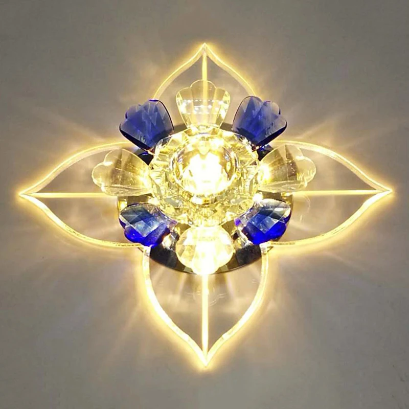 

Современные короткие потолочные светильники led 5 Вт хрустальные коридорные потолочные светильники для дома luminaria lighting