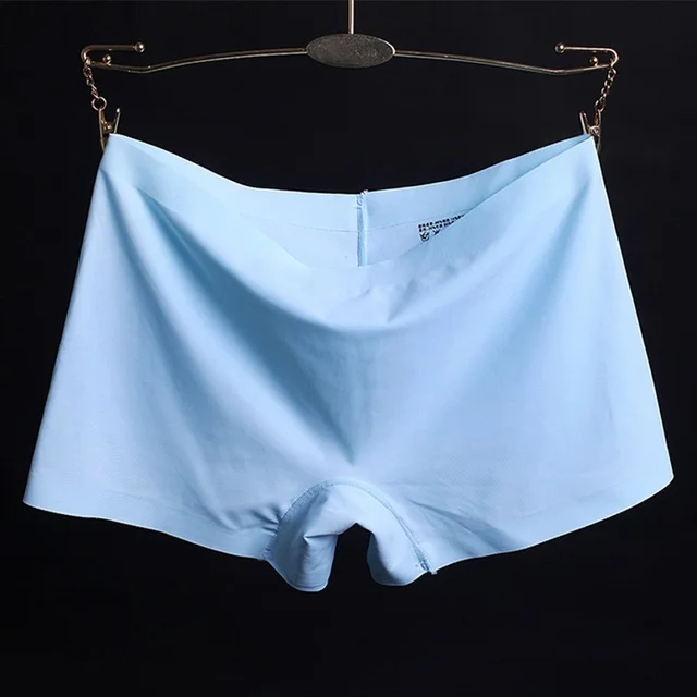 Breathable Ice Silk Women's Boxer Shorts Anti-Empty Safety Pants - Image 3