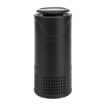 

USB Household Air Purifiers Air Fresheners for Pet Hair, Odor and Bacteria Purification Car or Bedroom Smoke, Dust Remover-Black