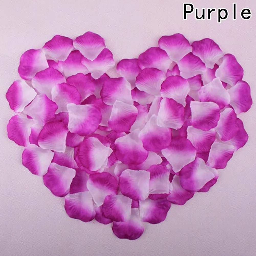 100 шт Свадебные лепестки из искусственного шелка лепестки роз цветы Petalas Petalos Свадебная душевая ваза в проход Декор конфетти