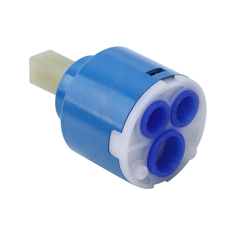 35/40mm 1PC Ceramic Disc Cartridge Mixer Faucet Thermostatic Cartridge Faucet Disc Valve PP Plastic Ceramic Cartridges