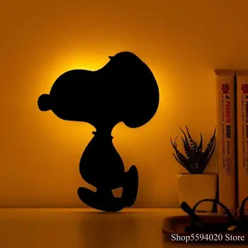 

INS Japanese Nightlight Cat Kitty Dog Pet Elf Voice Controlled Modeling Lamp Star Light Table Lamp Night 3d Lamp Acrylic Animals
