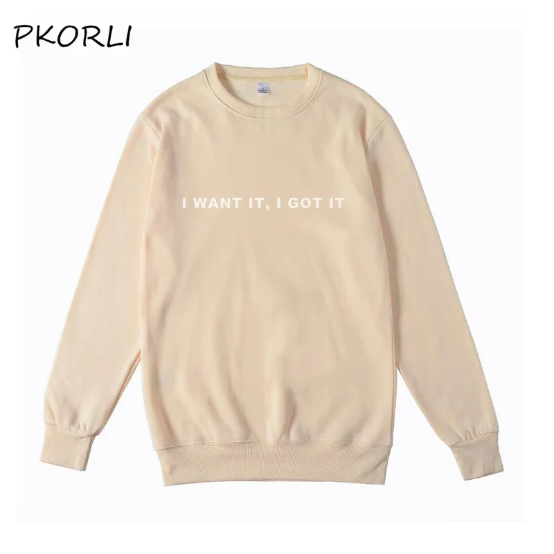 Хаки Женские толстовки Ariana Grande Толстовка I Want It I Got It Толстовка Thank You Next Crewneck толстовка унисекс пуловер Одежда - Цвет: Хаки