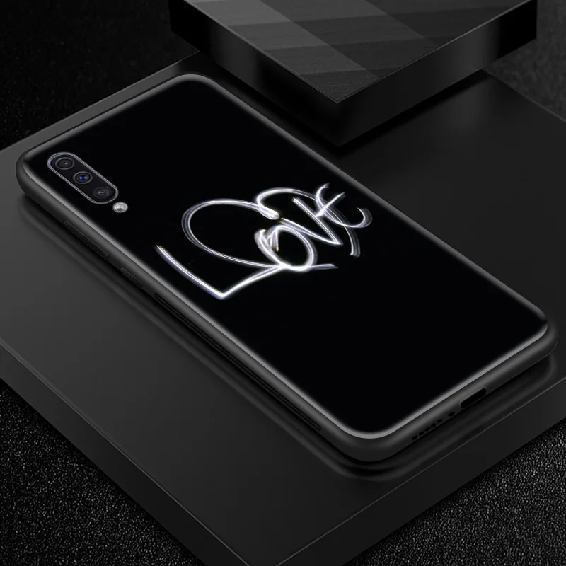 Для samsung Galaxy A10 A20 A30 A40 A50 A70 A80 A90 A6S A8S закаленное Стекло чехол J4 плюс M10 M20 M30 S8 S9 узор темной оболочки - Цвет: W346