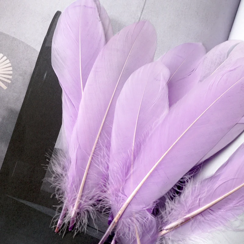 50pcs Natural Goose Feathers Plumes 15-20cm White Feather Plume for Home Decoration Craft DIY Party Jewelry Decoration