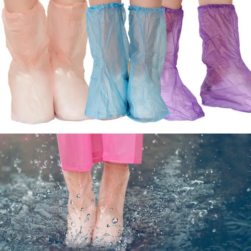 

Hot Sale Disposable Plastic Thick Outdoor Rainy Day Carpet Cleaning Shoe Cover Waterproof Thickening Non-slip Wear Foot Covers