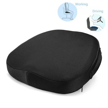

Seat Cushion Pillow for Office Chair Memory Foam Chair Cushion Coccyx Pad Tailbone Sciatica Back Pain Relief Posture Corrector