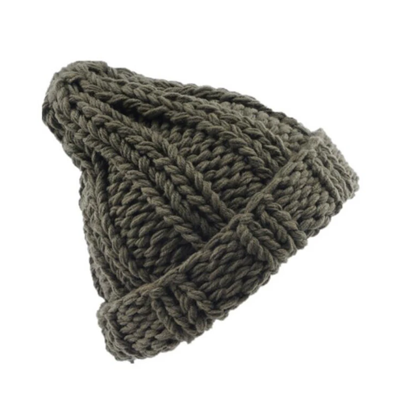Winter Beanies Causal Knitted Hats Women Fashion Warm Wool Knitted Earmuffs Soft Hats Girls Caps Hot Sale High Quality Beanies