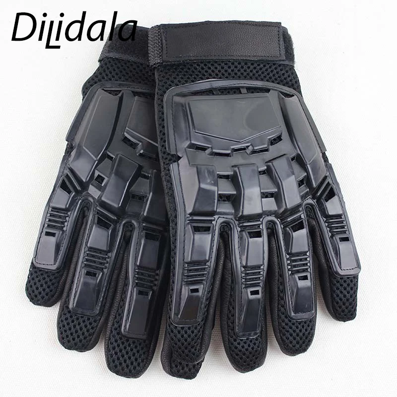 

Dilidala Leather Tactical Gloves Cool Black All Refer To Outdoor Riding Protective Gloves Mountaineering Driving Sports Gloves