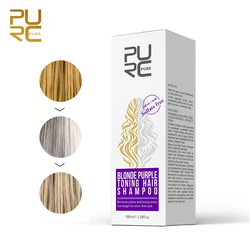 100 мл анти латунный фиолетовый шампунь Ulta Beauty Care Блестящий Окрашенные волосы