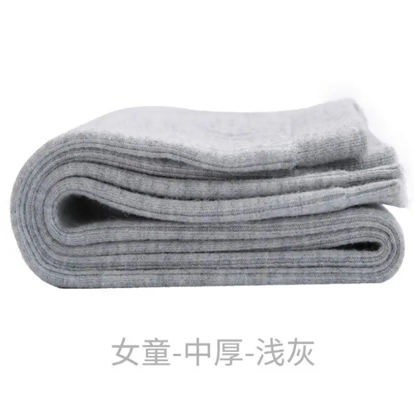 light gray for girls Зимние детские штаны От 0 до 15 лет Детские теплые штаны bew для детей из шерсти ягнёнка, кашемир брюки леггинсы для девочек трикотажные брюки для мальчиков с подкладкой из плюша и шерсти, Штаны штаны - Цвет: light gray for girls