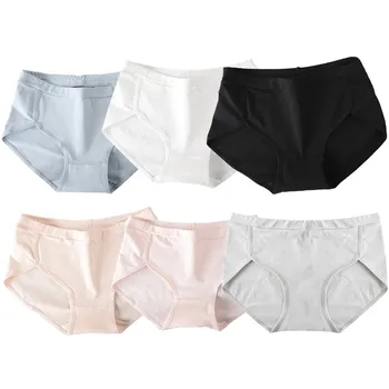 

JCXAGR 6PCS panties women sexy underwear women lingerie low rise briefs Seamless plus size panties Invisible underwear solid
