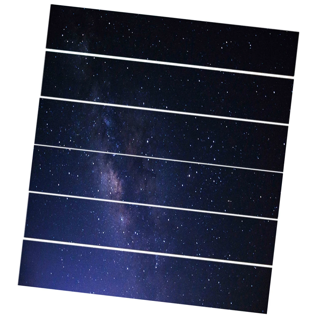 6Pcs Staircase Stair Riser Stickers DIY Wall Decals-Home Decor Self Adhesive, for Skateboard & Outdoor & Staircase