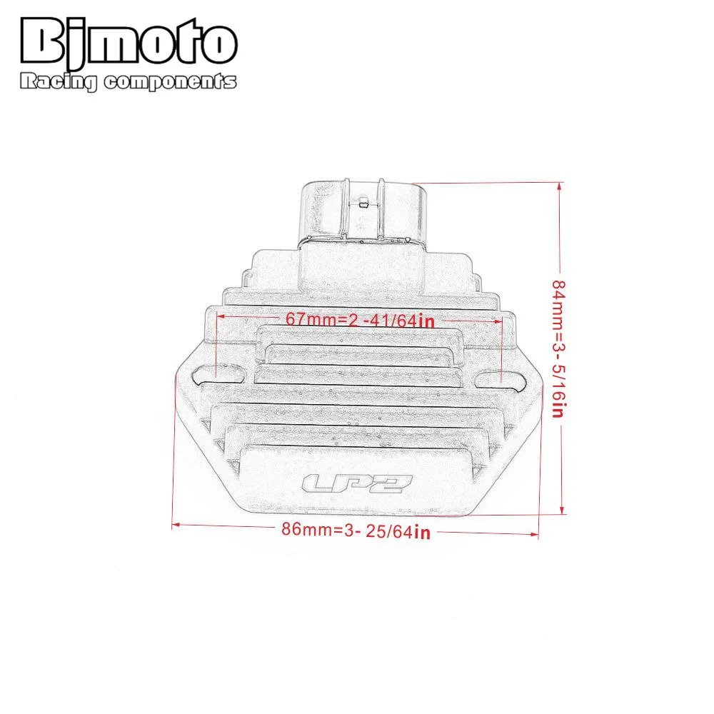 Мотоцикл 12 в мотоцикл Регулятор выпрямителя Для Honda CRF230L CRF230M XLV650 XL650V Transalp VT750 C2F SHADOW SPIRIT TRX450R