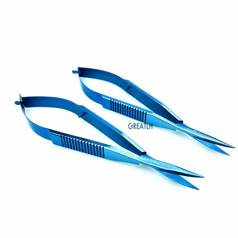 

Titanium 21mm Westcott Tenotomy Scissor blunt tips Ophthalmic microsurgery instrument