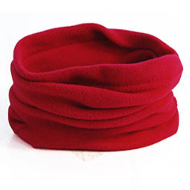 Красный Мода «унисекс»; Симпатичные Головные уборы Skullies Beanies Кепки Шапки шеи Теплая Зимняя женская шапка Для мужчин 2-в-1 многофункциональный термо-шарф Кепки s без полей для мужчин - Цвет: Красный