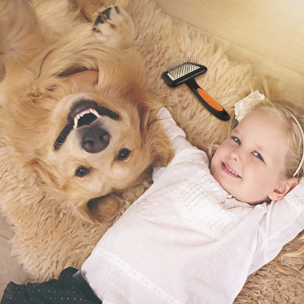 Щетка для ухода за домашними животными игла расческа удаления волос инструмент