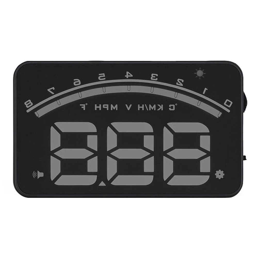 M6 HUD Автомобильный дисплей об/мин транспортное средство превышение скорости предупреждающий для автомобильного стайлинга Цифровой Автомобильный спидометр OBD2 OBDII