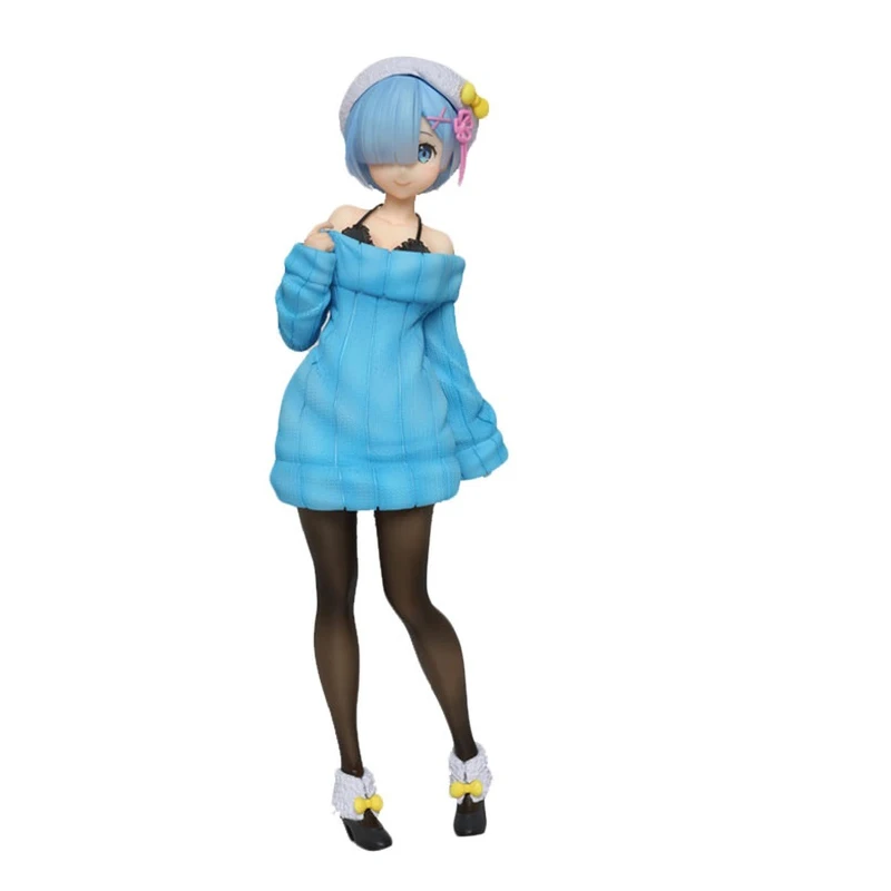 3 Styles Re:Life in a different world from zero Knit Dress Rem Figure Action Japan Anime Figurines Toy Doll T30 | Игрушки и хобби