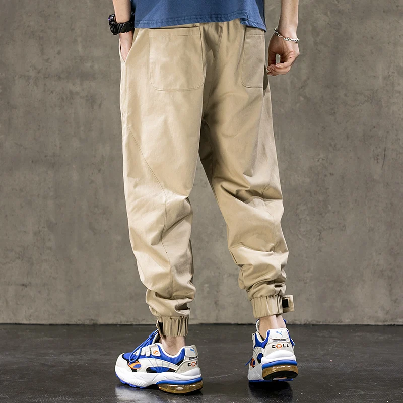 Single Road Mens Harem Pants Men Fashion Baggy Cotton Hip Hop Joggers Japanese Streetwear Trousers Male Cargo Pants For Men men cotton pants men harem pants men jogger sweatpants